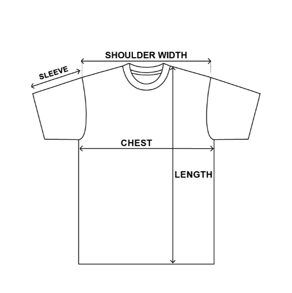 Boxy Fit: Straight, wide cut with dropped shoulders