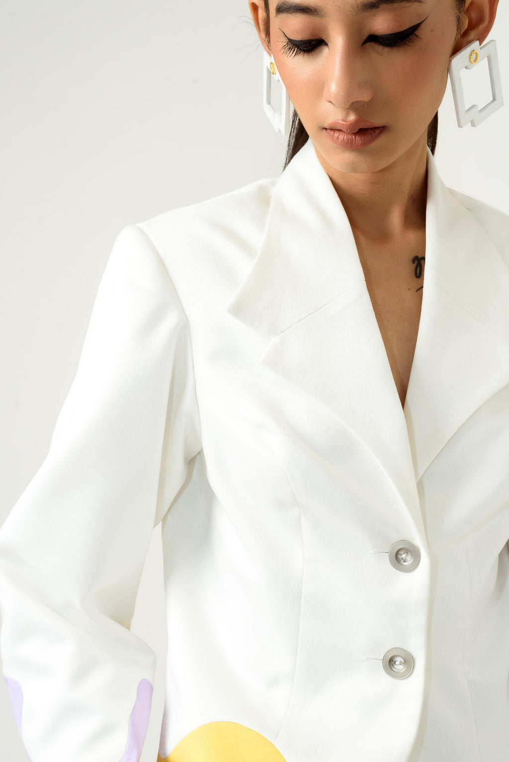 Ivory Lilac Suit - siddhantagrawal