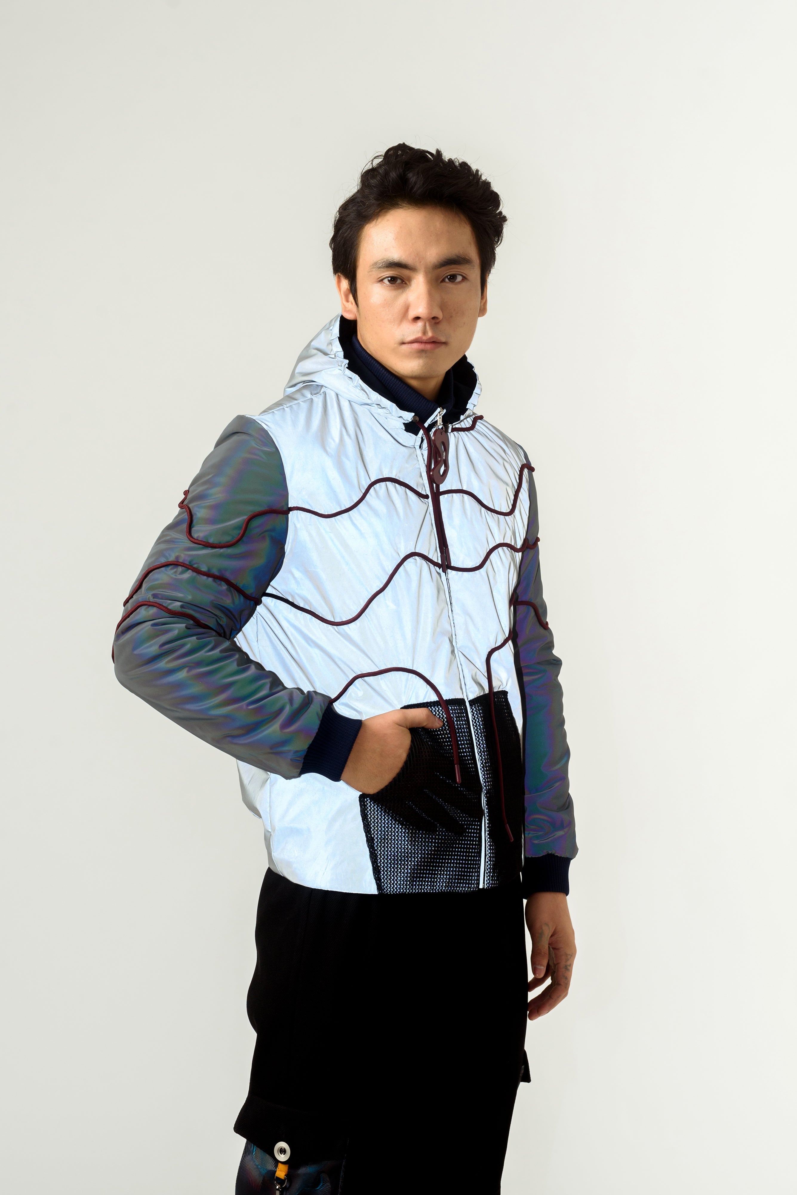 Unisex Reflect Bomber Jacket - siddhantagrawal